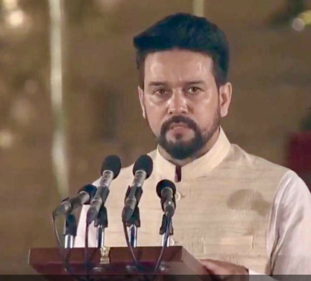 Anurag Thakur gets promoted as cabinet minister due to his hard work Anurag Thakur gets promoted as cabinet minister due to his hard work HIMACHAL HEADLINES