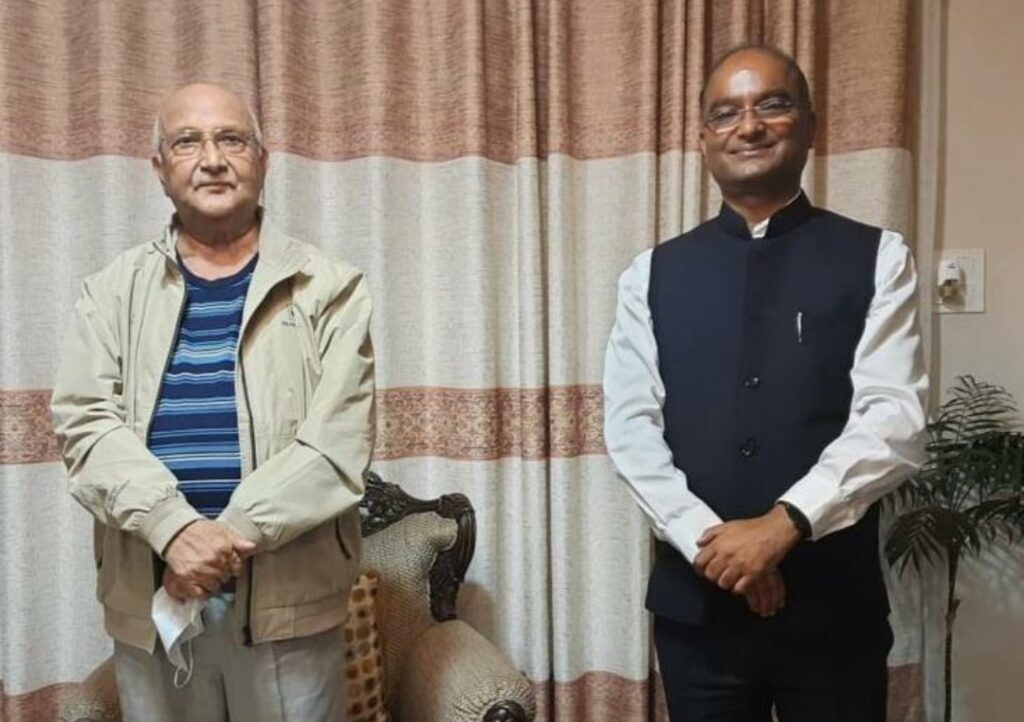 CMD SJVN calls on PM Nepal for more Hydro Projects HIMACHAL HEADLINES