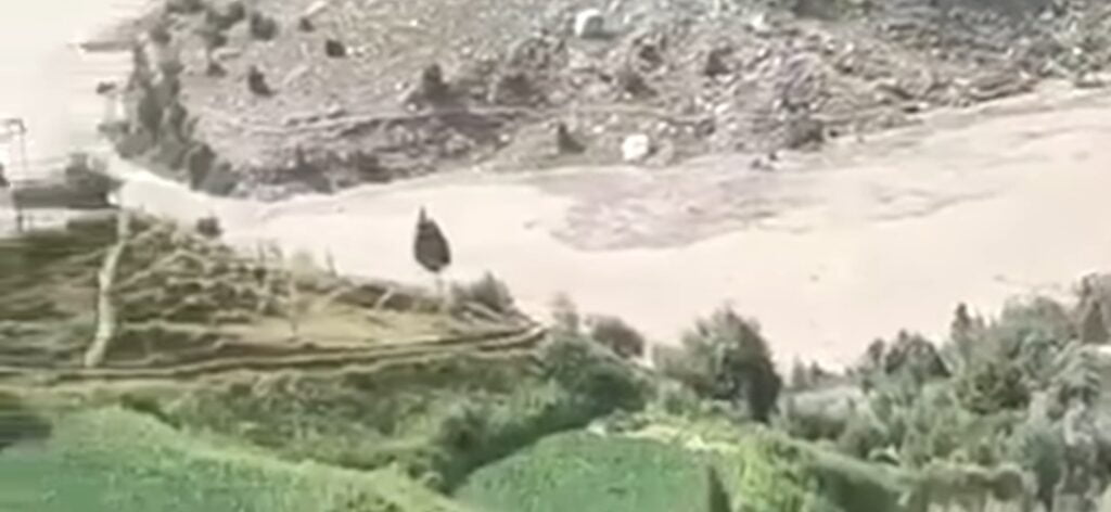 Rising of Chenab river renders 52 lakh loss to arable land Rising of Chenab river renders 52 lakh loss to arable land HIMACHAL HEADLINES