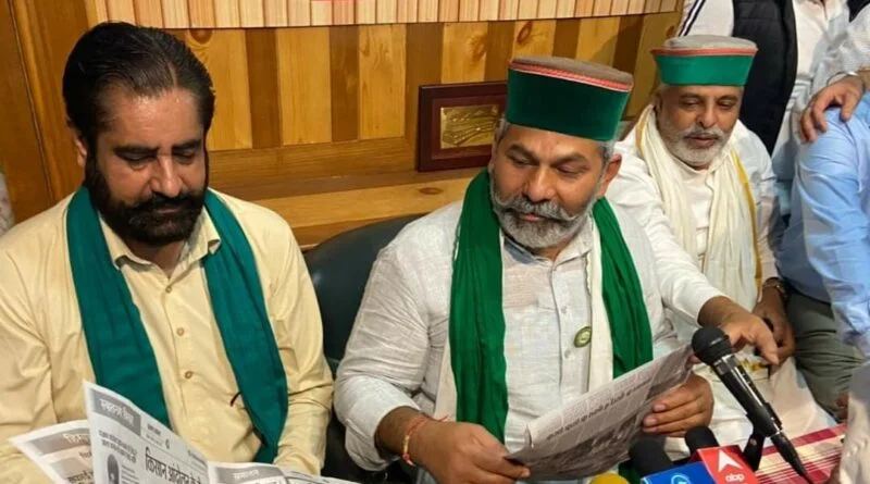 BKU rebuffs Jai Ram Thakur Minister for misleading apple growers HIMACHAL HEADLINES