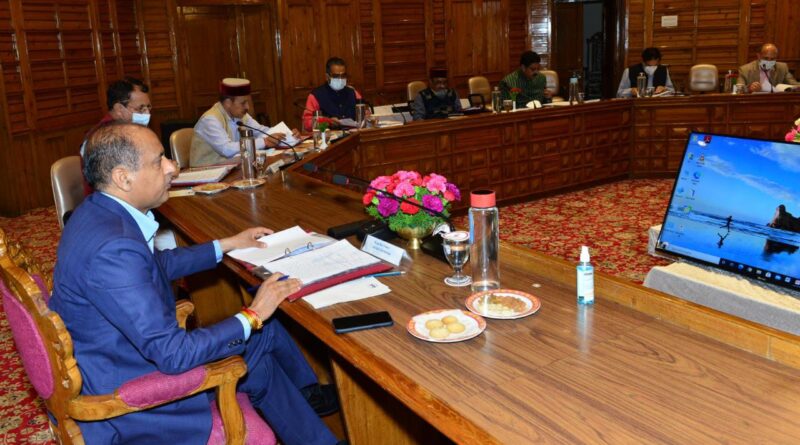 Chief Minister directs officers of AIIMS to complete construction work in stipulated time Chief Minister directs officers of AIIMS to complete construction work in stipulated time HIMACHAL HEADLINES