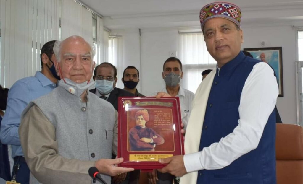 Jai Ram Thakur appreciates services offered by VMRT HIMACHAL HEADLINES