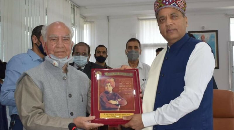 Jai Ram Thakur appreciates services offered by VMRT HIMACHAL HEADLINES