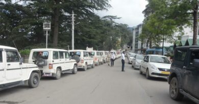 Movement of vehicle restricted on the Kennedy Chowk to Bioleauganj for President Shimla visit HIMACHAL HEADLINES