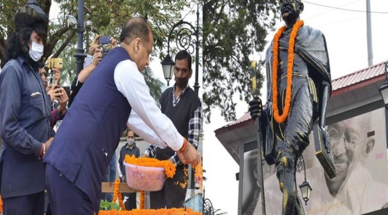 Himachal Governor & CM pay tributes to Mahatma Gandhi & Lal Bahadur Shastri HIMACHAL HEADLINES
