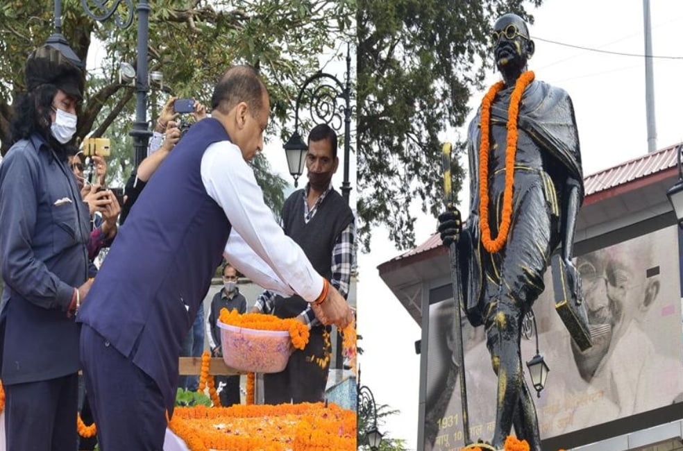 Himachal Governor & CM pay tributes to Mahatma Gandhi & Lal Bahadur Shastri Himachal Governor & CM pay tributes to Mahatma Gandhi & Lal Bahadur Shastri HIMACHAL HEADLINES