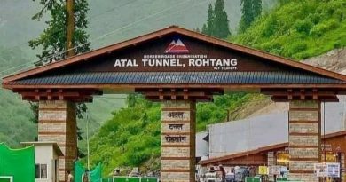 One year of Commissioning of Atal Tunnel : 6,59,087 vehicles crossed HIMACHAL HEADLINES