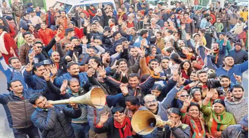 Congress sweeps Himachal by election,Wrestled Mandi LS & Jubbal Kotkhai Assy from BJP, A BJP candidate list deposit HIMACHAL HEADLINES