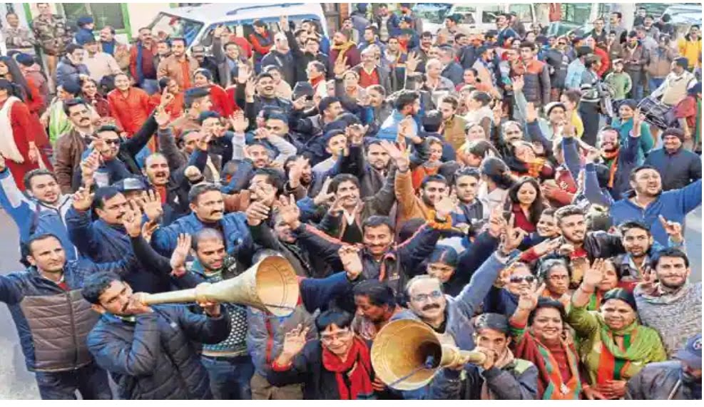 Congress sweeps Himachal by election,Wrestled Mandi LS & Jubbal Kotkhai Assy from BJP, A BJP candidate list deposit Congress sweeps Himachal by election,Wrestled Mandi LS & Jubbal Kotkhai Assy from BJP, A BJP candidate list deposit HIMACHAL HEADLINES