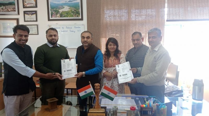 MoU signed between Himachal Technical Education and Quest Alliance HIMACHAL HEADLINES