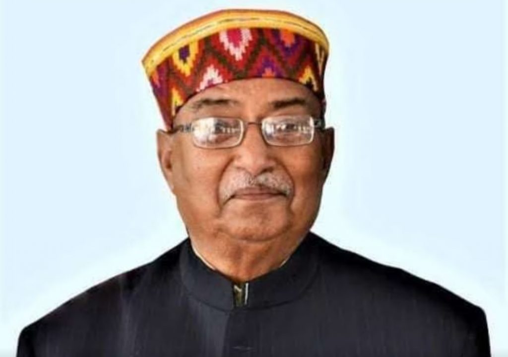 Former Palampur Legislator Dr Shiv Kumar passed away. Former Palampur Legislator Dr Shiv Kumar passed away. HIMACHAL HEADLINES