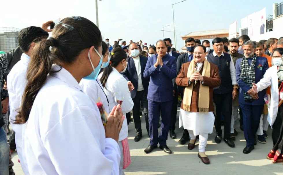 OPD inaugurated at AIIMS, Bilaspur in Himachal HIMACHAL HEADLINES