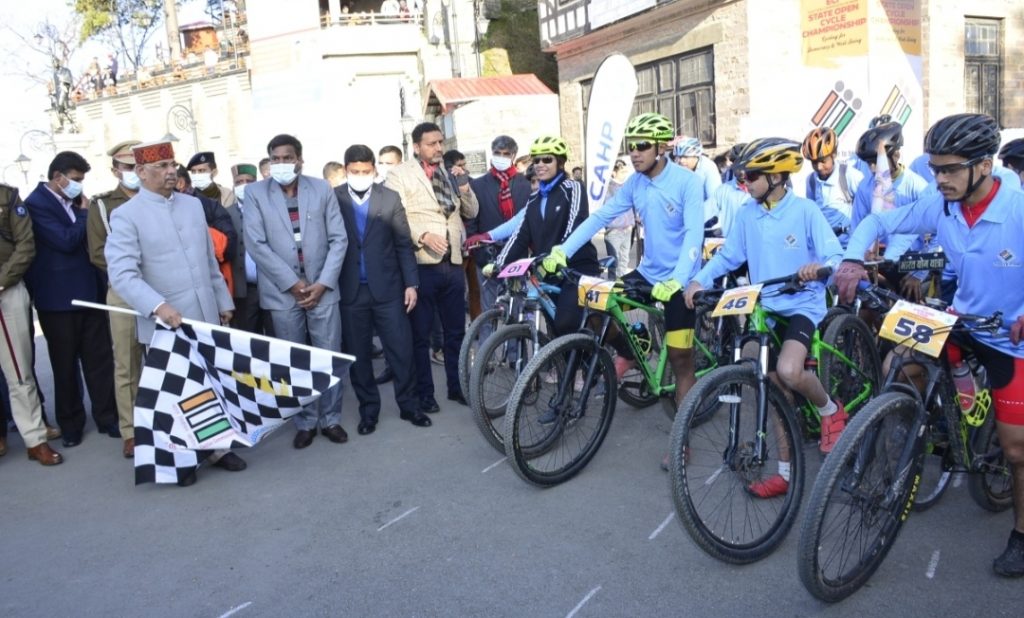 Cycling for democracy and well being cycle rally flagged off HIMACHAL HEADLINES