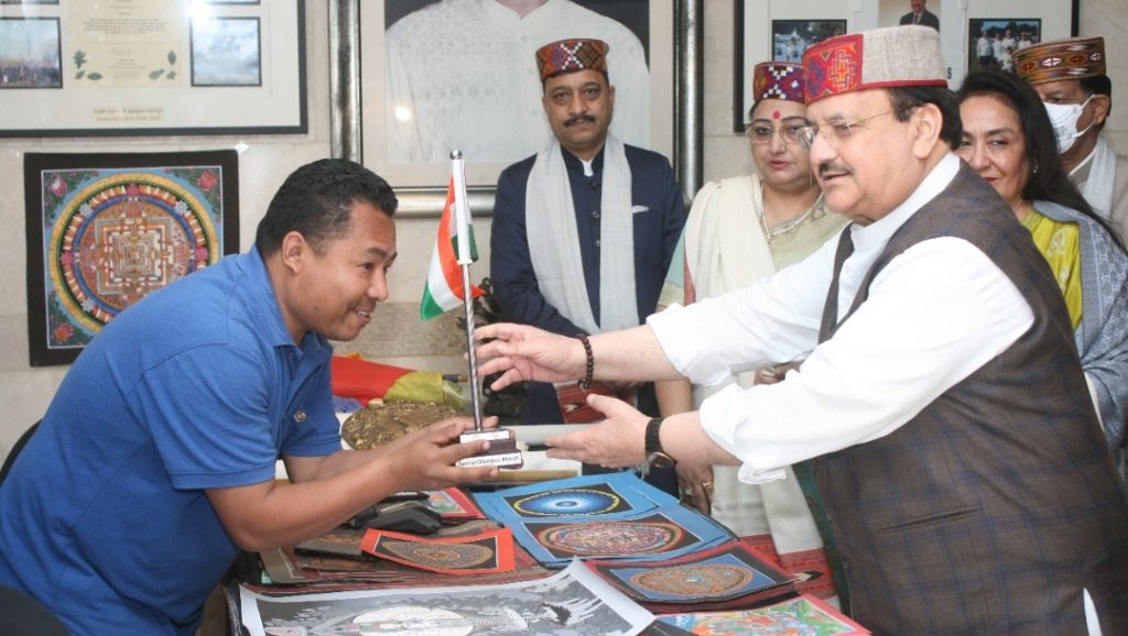 J. P Nadda visits Swarnim Himachal Kala Mahotsav HIMACHAL HEADLINES