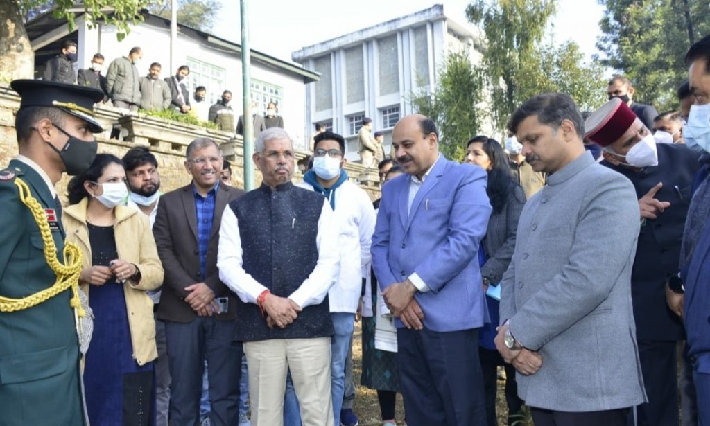 Governor visits Ayurvedic College Paprola HIMACHAL HEADLINES