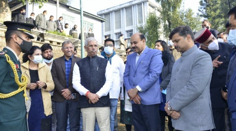 Governor visits Ayurvedic College Paprola HIMACHAL HEADLINES
