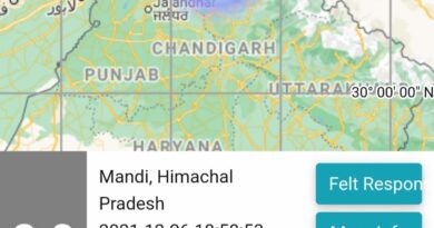 Light tremor jolt Mandi district HIMACHAL HEADLINES