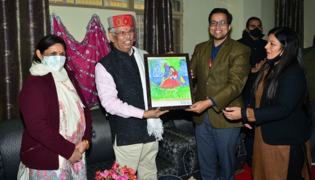 Governor visits Visually and Hearing Impaired School at Sundernagar HIMACHAL HEADLINES