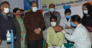 CM launches State wide covid-19 vaccination campaign for 15-18 years age group from Mandi HIMACHAL HEADLINES