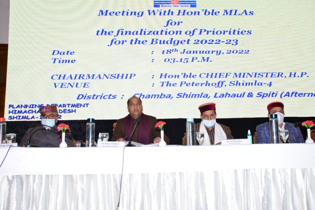 Complete DPR's of various projects in time : CM HIMACHAL HEADLINES