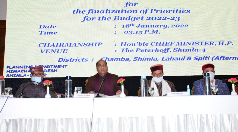 Complete DPR's of various projects in time : CM HIMACHAL HEADLINES