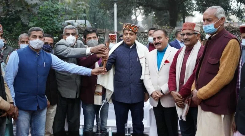 Jai Ram Thakur took stock of developmental projects in district Sirmaur HIMACHAL HEADLINES