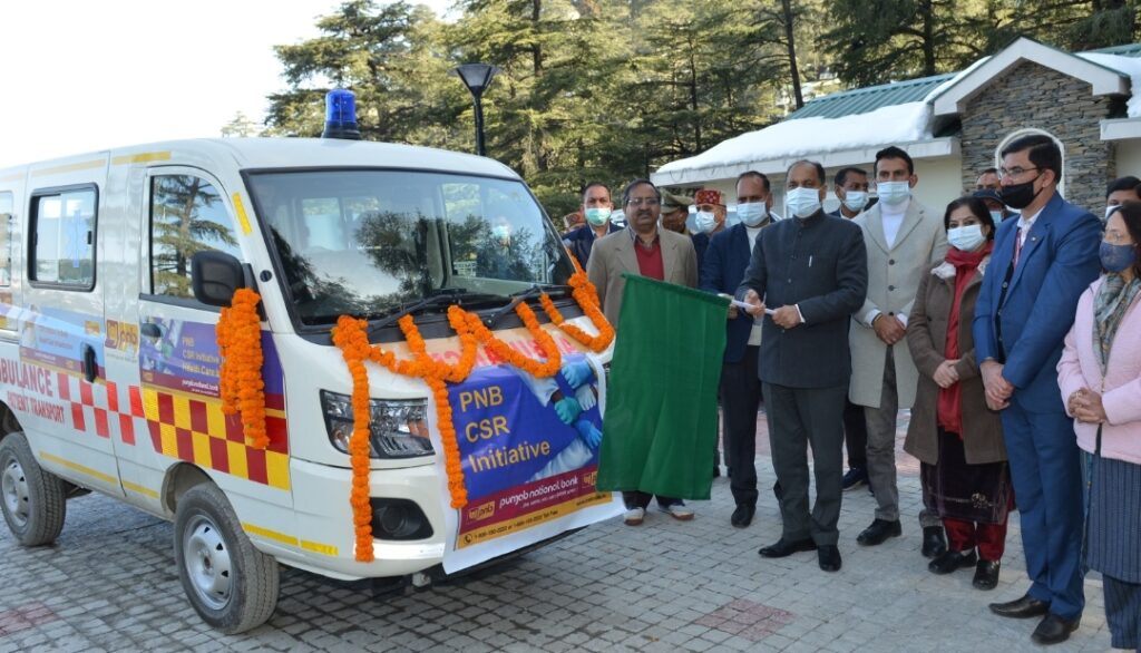 CM flags-off ambulance for Kupvi block in Chopal area HIMACHAL HEADLINES