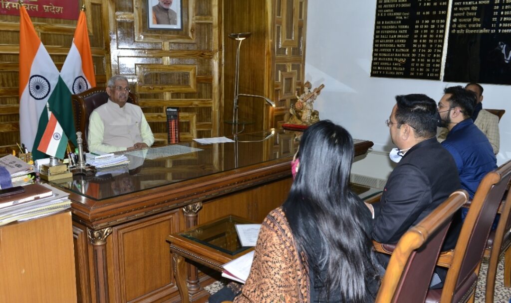 Delegation of Aryans Group of Colleges calls on Governor Delegation of Aryans Group of Colleges calls on Governor HIMACHAL HEADLINES