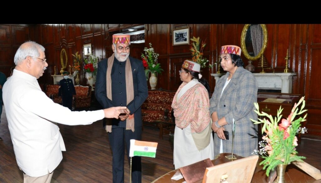 Union Jal Shakti Minister of State calls on Governor HIMACHAL HEADLINES