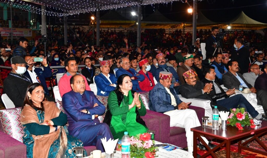 CM inaugurates first cultural night of International Mandi Shivratri HIMACHAL HEADLINES