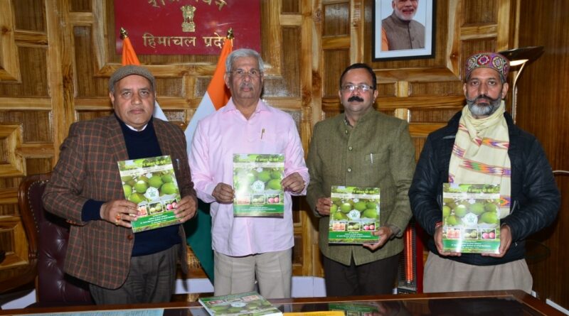 Governor releases books on temperate fruits HIMACHAL HEADLINES