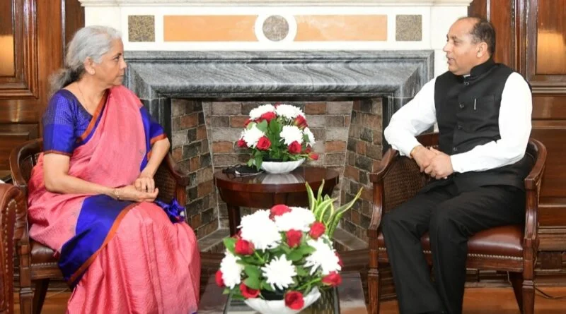 CM calls on Union Finance Minister HIMACHAL HEADLINES