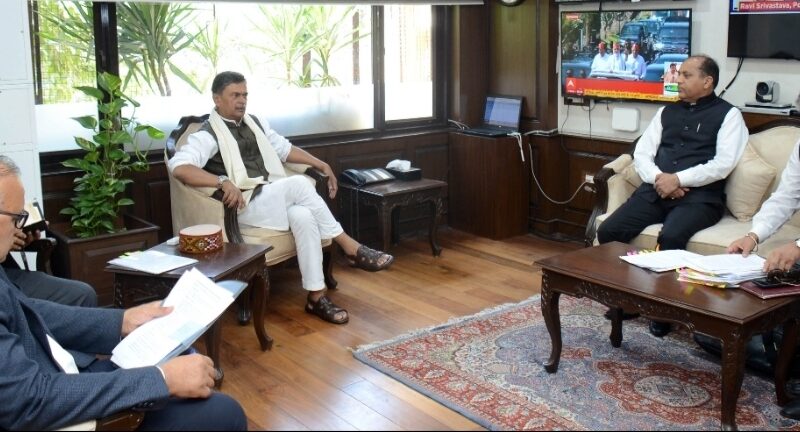 CM meets Union Power Minister HIMACHAL HEADLINES