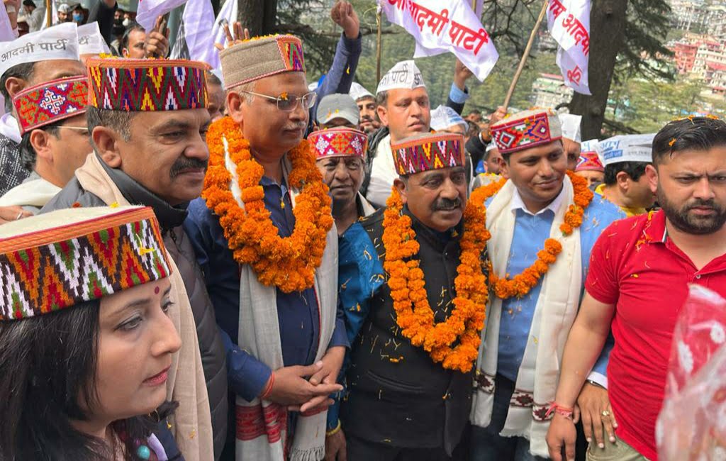AAP to contest all 68 Assembly seat in Himachal HIMACHAL HEADLINES