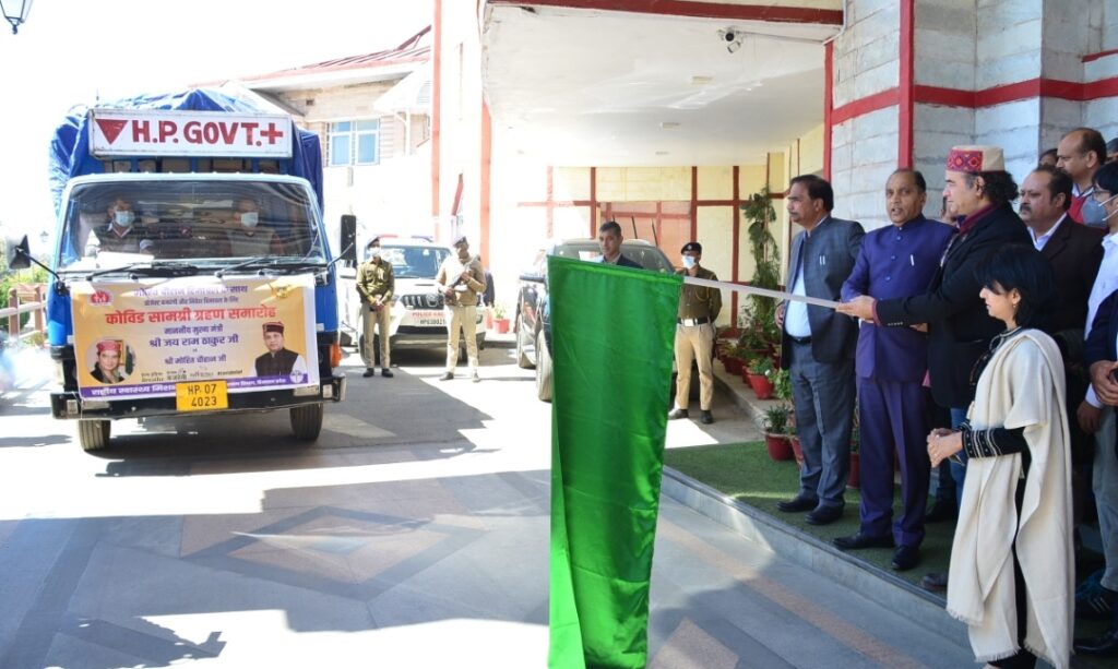 CM flags off relief material donated by Bollywood singer Mohit Chauhan CM flags off relief material donated by Bollywood singer Mohit Chauhan HIMACHAL HEADLINES