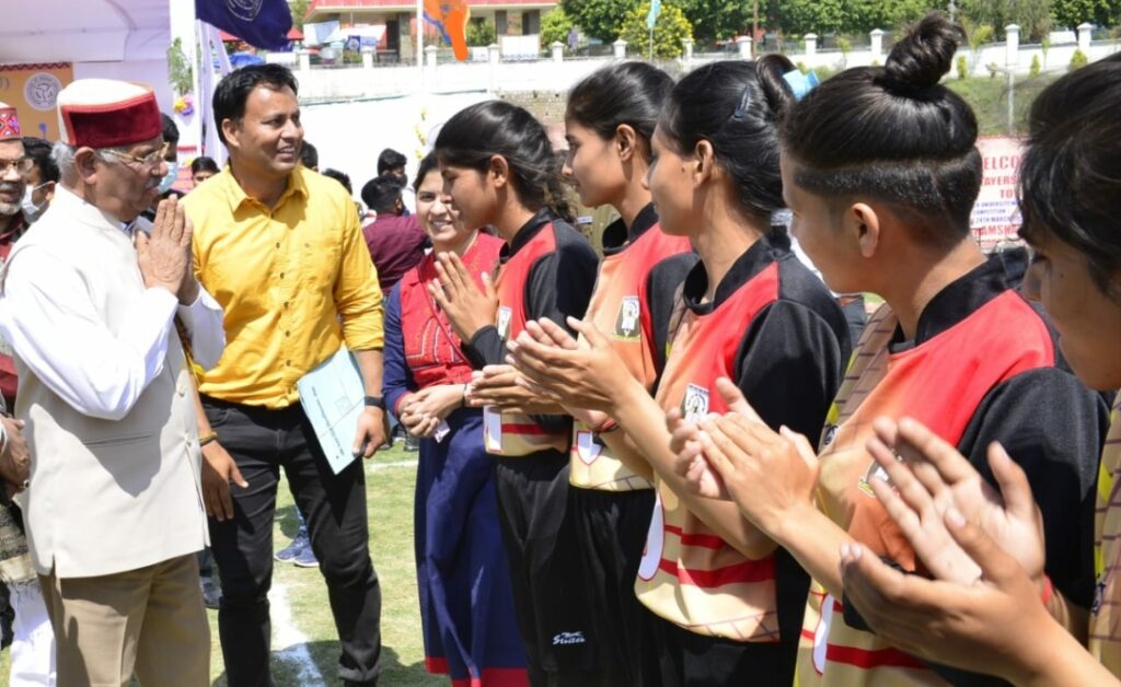 Governor inaugurates All India Level Inter-University Women Netball Competition at Dharamshala HIMACHAL HEADLINES