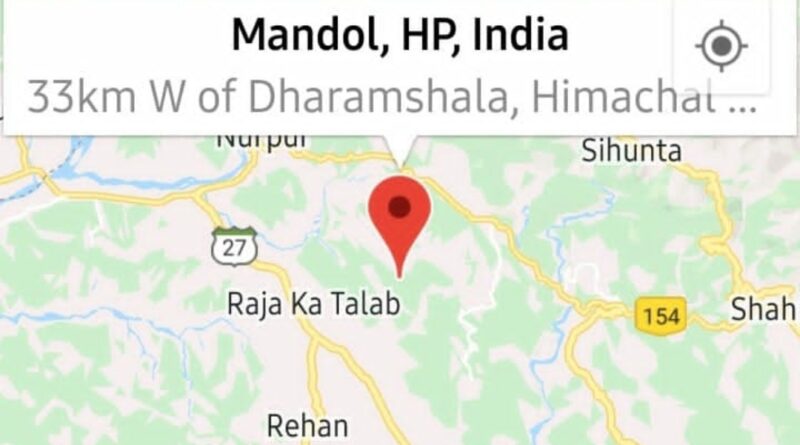 Minor tremor jolts parts of Kangra district HIMACHAL HEADLINES