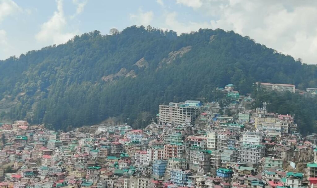 Shimla Admin close traffic on Sanjouli choke -Dhalli road HIMACHAL HEADLINES