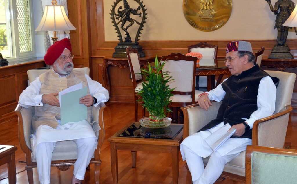 UD Minister calls on Union Minister for Housing and Urban Affairs UD Minister calls on Union Minister for Housing and Urban Affairs HIMACHAL HEADLINES