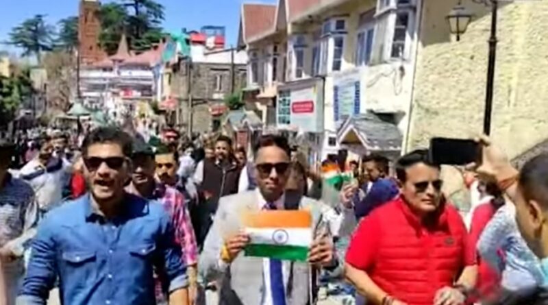 Cong Youth leader and a MLA book for unlawful Assembly HIMACHAL HEADLINES