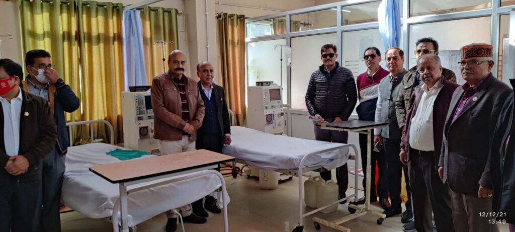 Lions club offering dailysis treatment to 250 patients HIMACHAL HEADLINES