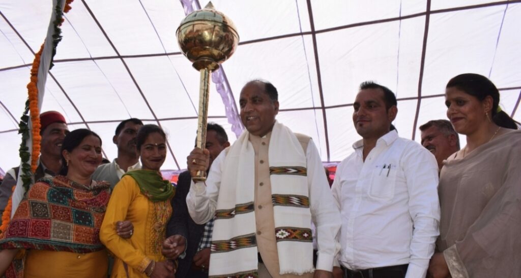 CM inaugurates Sub-Tehsil office in Thachi of Siraj Constituency of district Mandi HIMACHAL HEADLINES