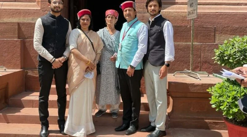 Prof Sikander takes oath as RS member HIMACHAL HEADLINES
