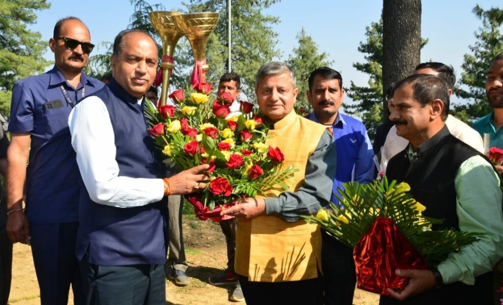 Chief Minister lays foundation stone of College of Horticulture and Forestry Complex at Thunag HIMACHAL HEADLINES