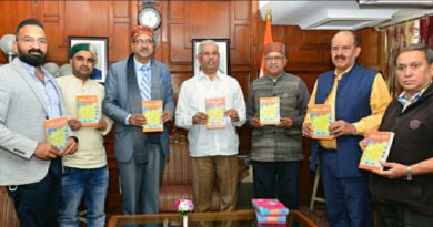 Governor releases book titled Arya (Shreshtha) Bharat HIMACHAL HEADLINES