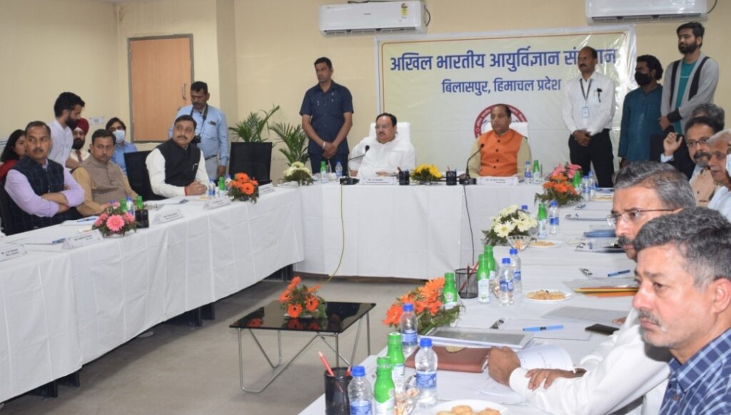 Work of AIIMS and various developmental projects reviewed at Bilaspur HIMACHAL HEADLINES