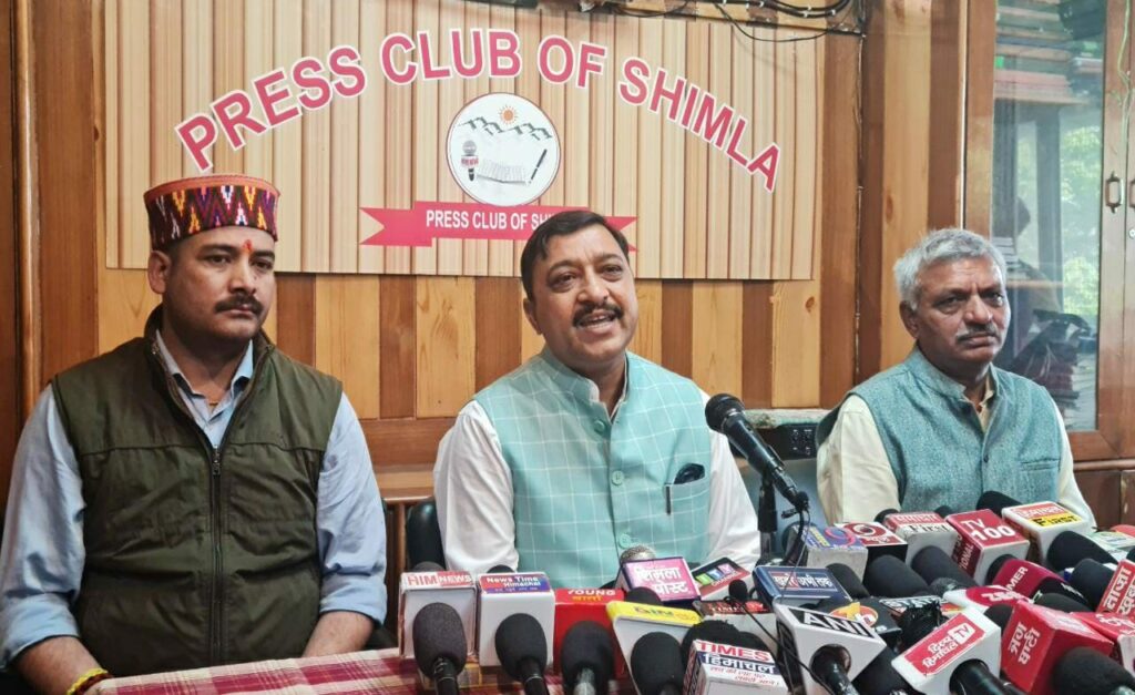 Nadda's tour has infused new energies in BJP workers : Kashyap HIMACHAL HEADLINES