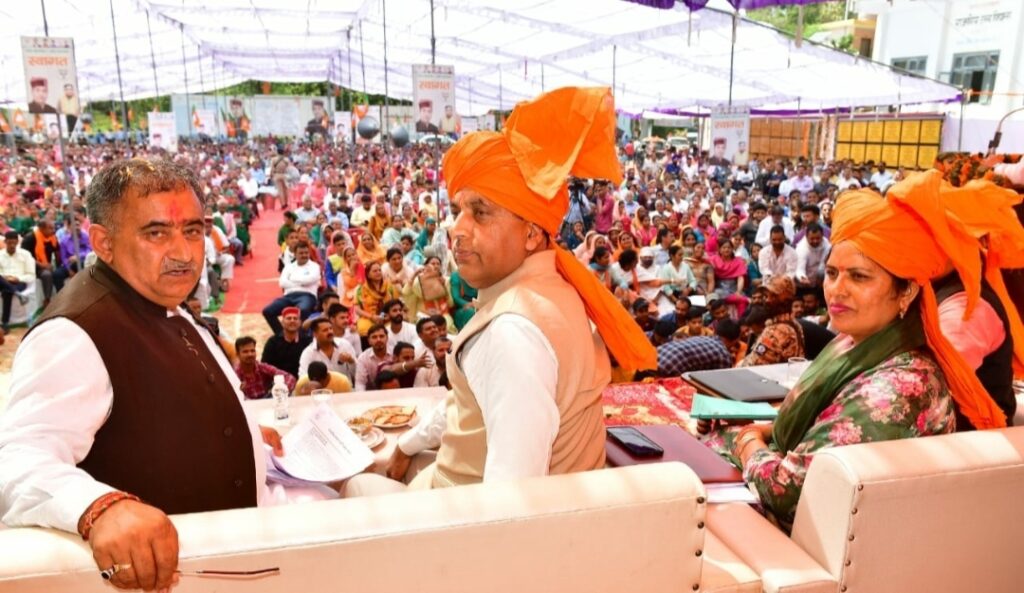 CM inaugurates and lays foundation stone of developmental projects of Rs. 287 crore in Nadaun HIMACHAL HEADLINES