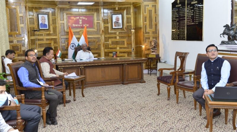 Governor presides over meeting of Tribal Development Department HIMACHAL HEADLINES