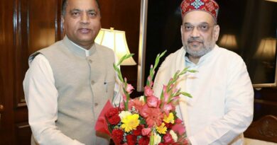 Chief Minister Jai Ram Thakur called on Union Home Minister Amit Shah HIMACHAL HEADLINES